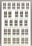 Die Modellbahnwerkstatt 6433 - H0 - Fenstersatz, weiß - Set 3